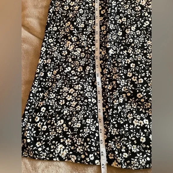 Women’s J. Jill Dress Black and White Floral Button Down Plus Size 4X - Picture 7 of 9